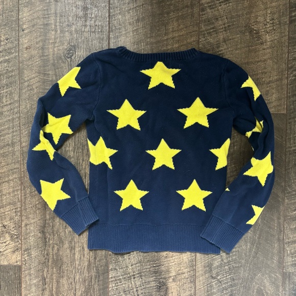 GAP Kids Navy Sweater with Yellow Stars - Picture 4 of 4